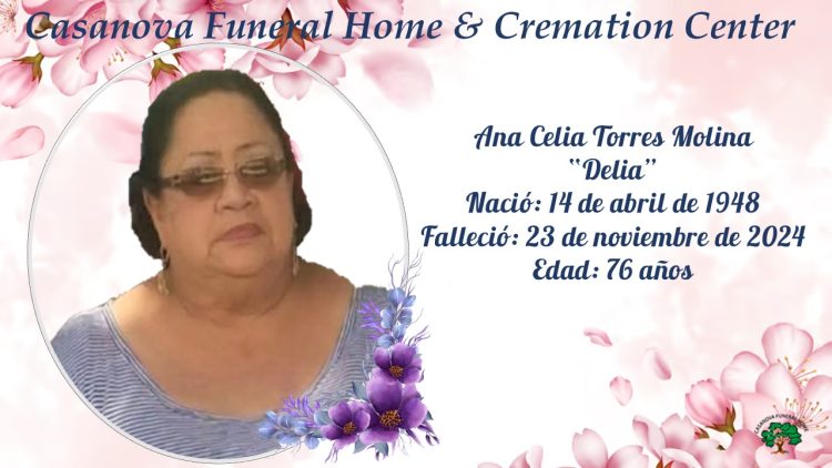 Ana Celia Torres Molina «Delia»