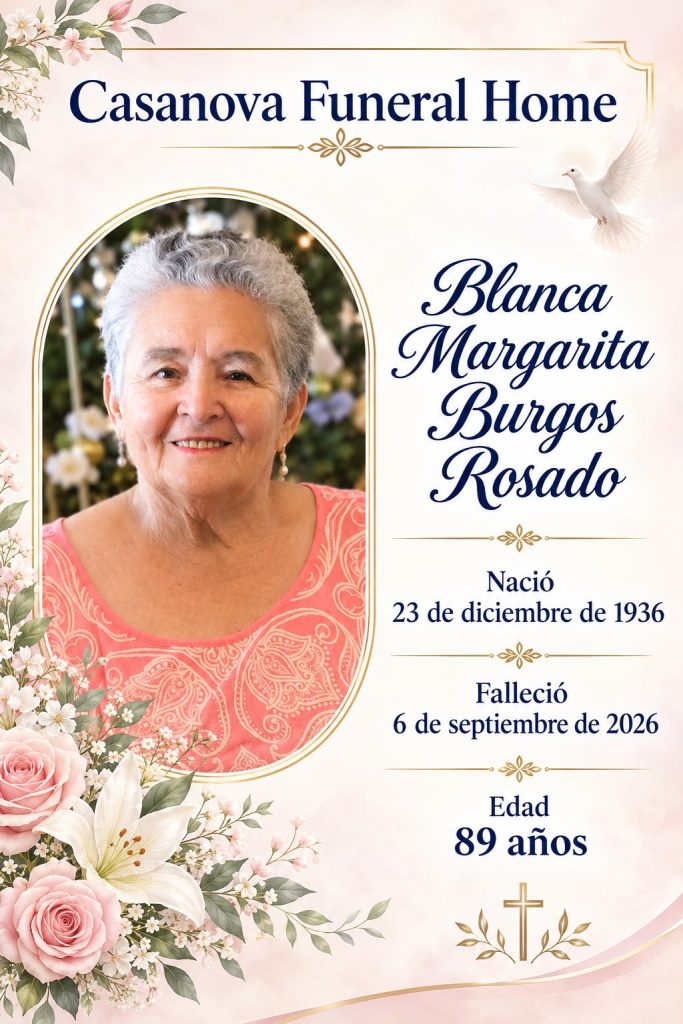 Blanca Margarita Burgos Rosado
